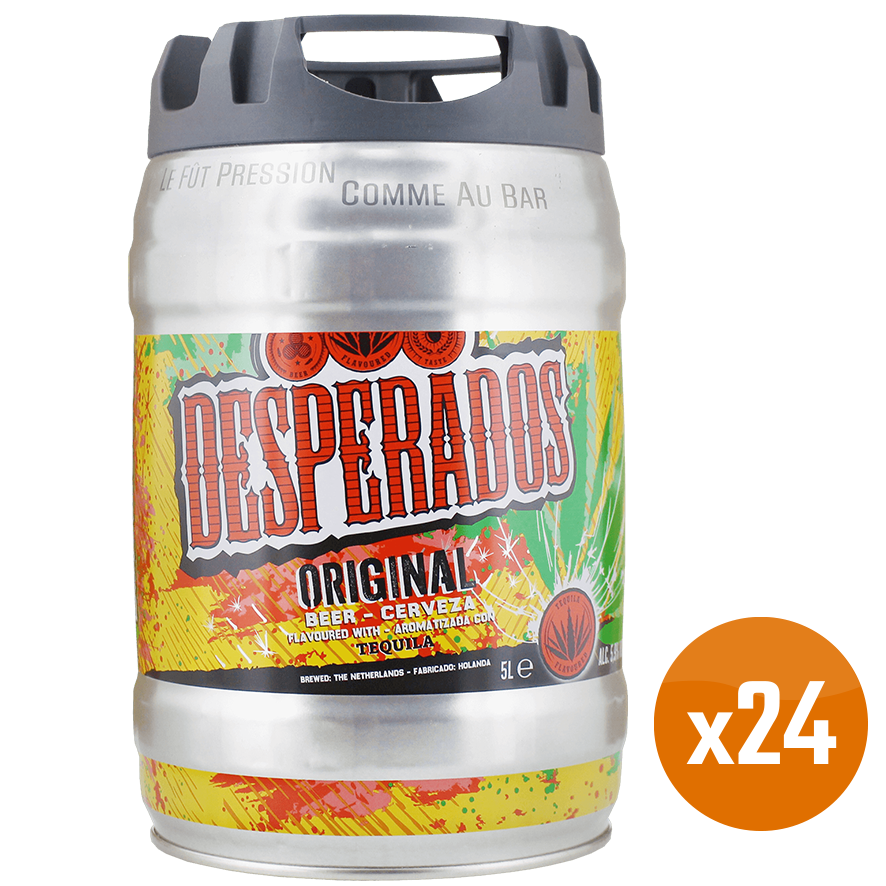 Desperados Bundle - 24x 5L Beer Kegs
