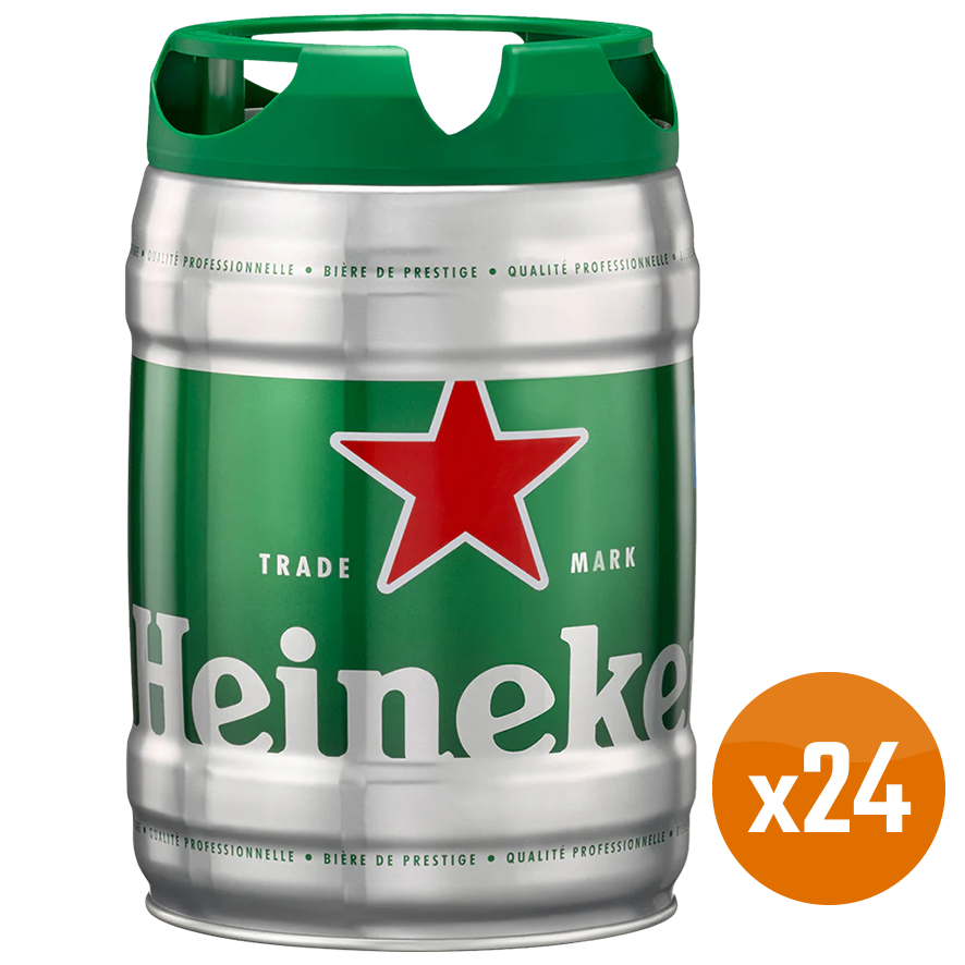 Heineken Bundle - 24x 5L Beer Kegs