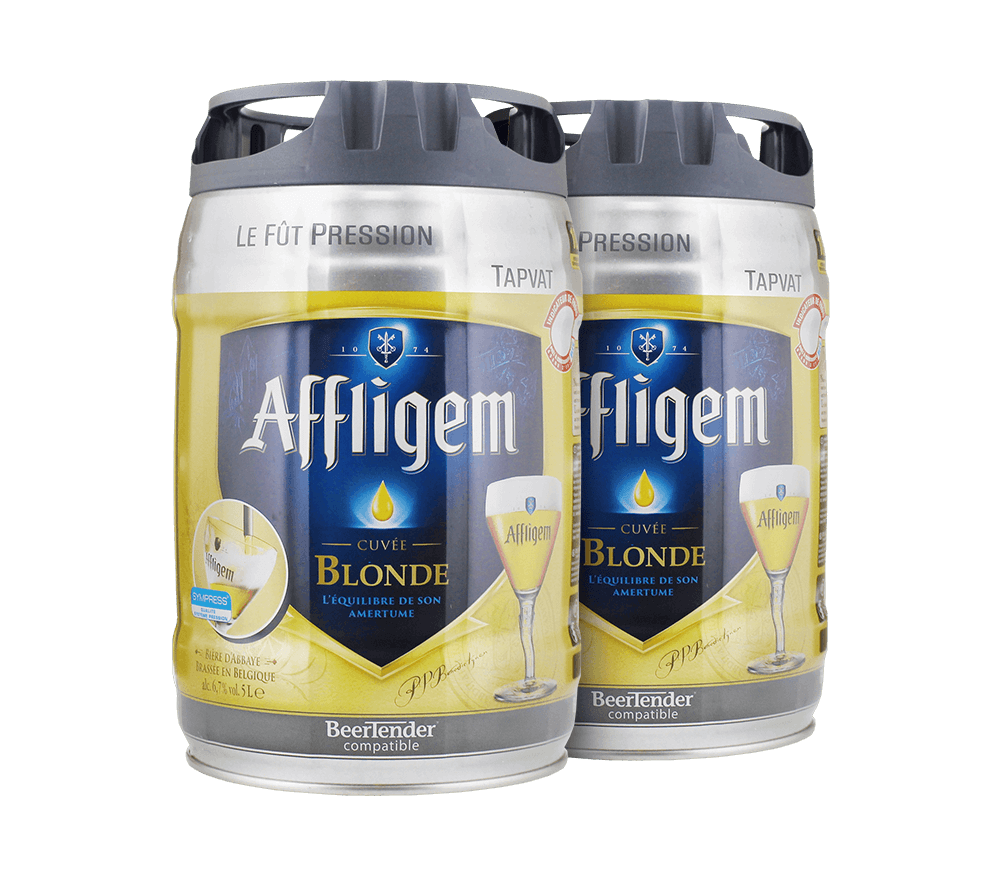 Affligem Blond Beertender 5L keg – Belgian abbey-style blonde ale for beer tap machines