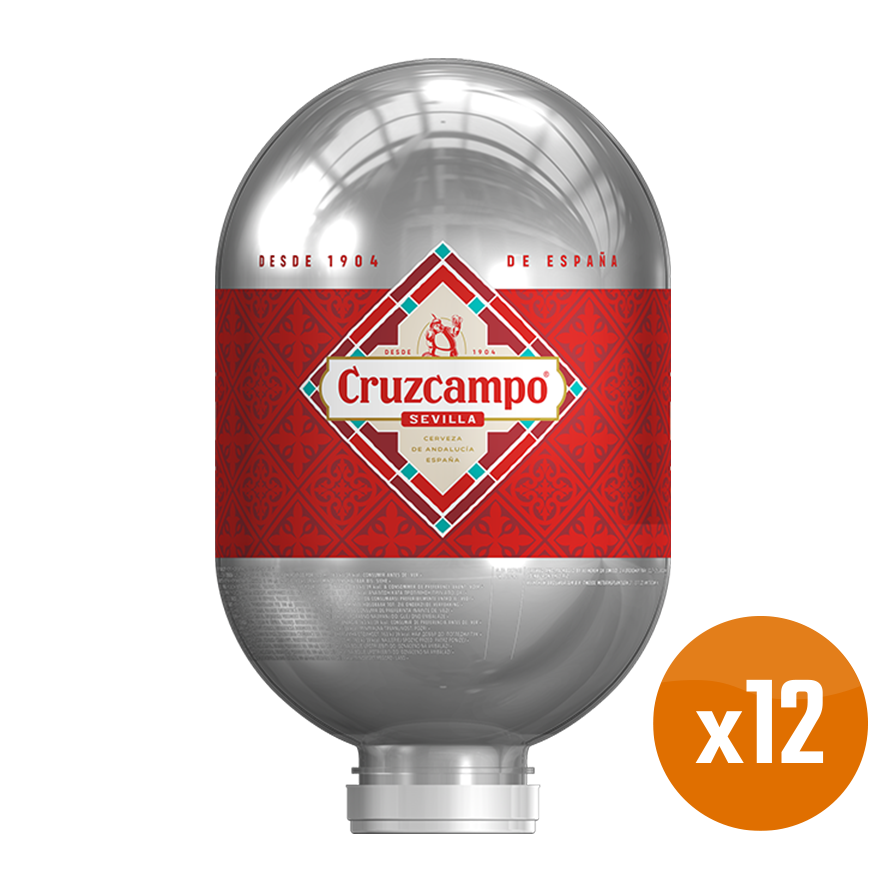 Cruzcampo Bundle - 12x 8L BLADE Kegs
