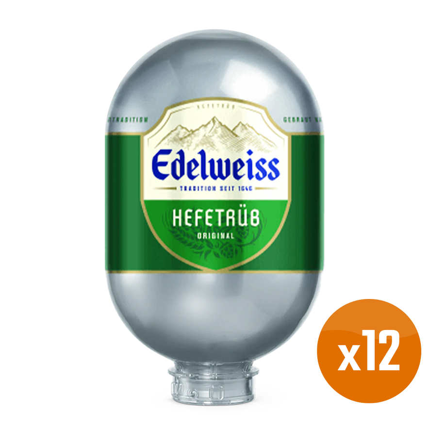 Edelweiss Hefetrüb Bundle - 12x 8L BLADE Kegs