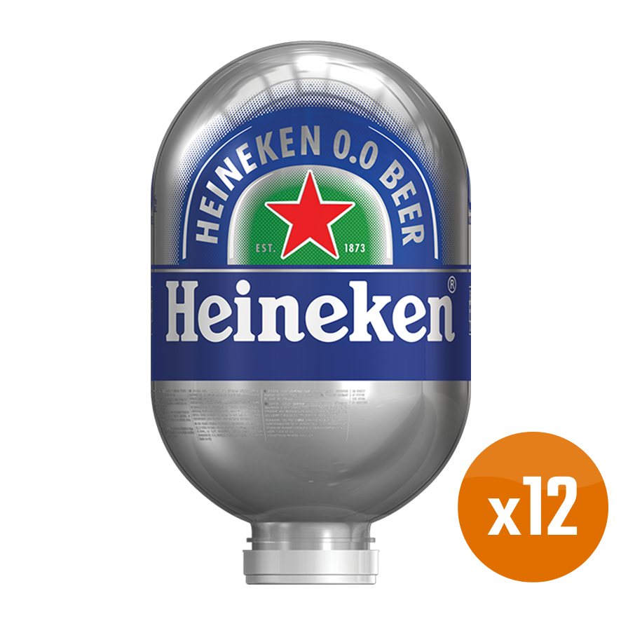 Heineken 0.0 Bundle - 12x 8L BLADE Kegs