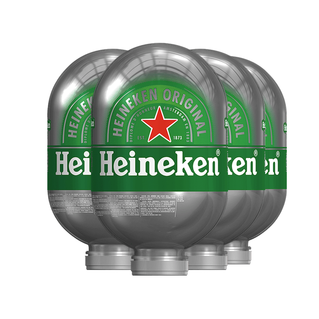 Heineken Blade 8L keg – iconic Dutch lager for premium draught beer at home