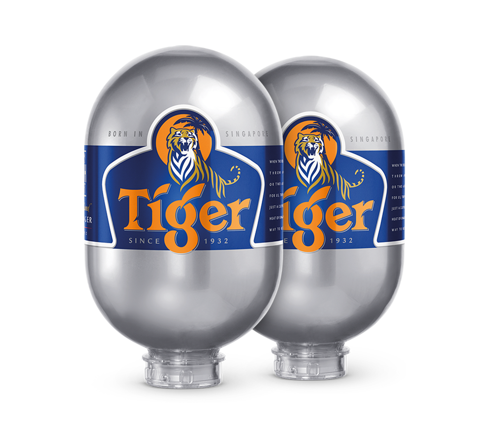 Tiger Blade 8L keg – bold Asian lager for your home beer dispenser