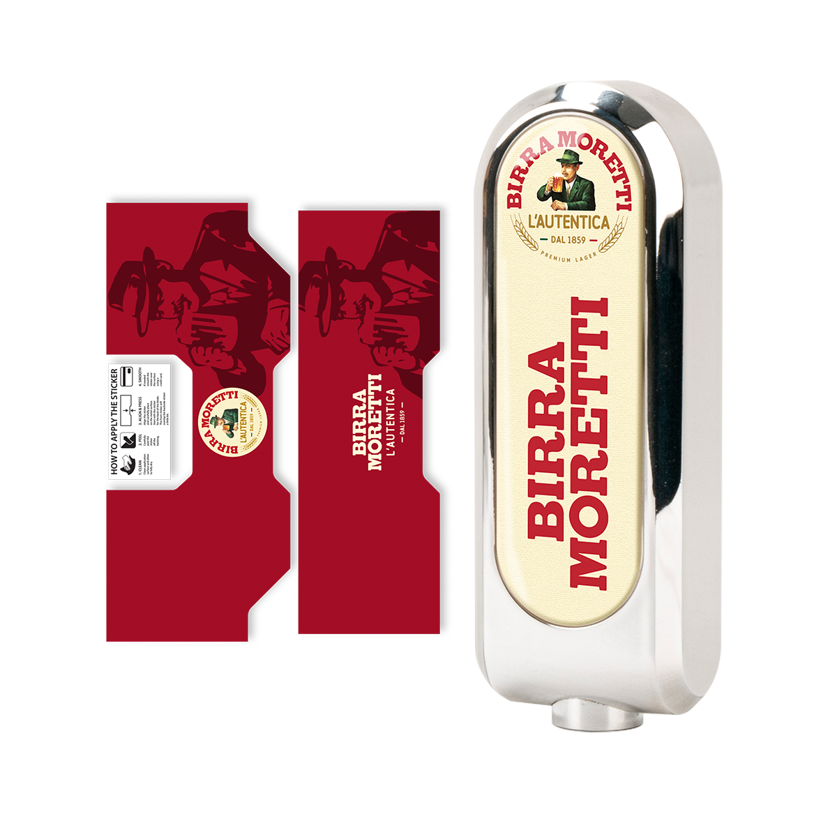 Birra Moretti BLADE accessories – Italian-inspired gear for home draught beer systems