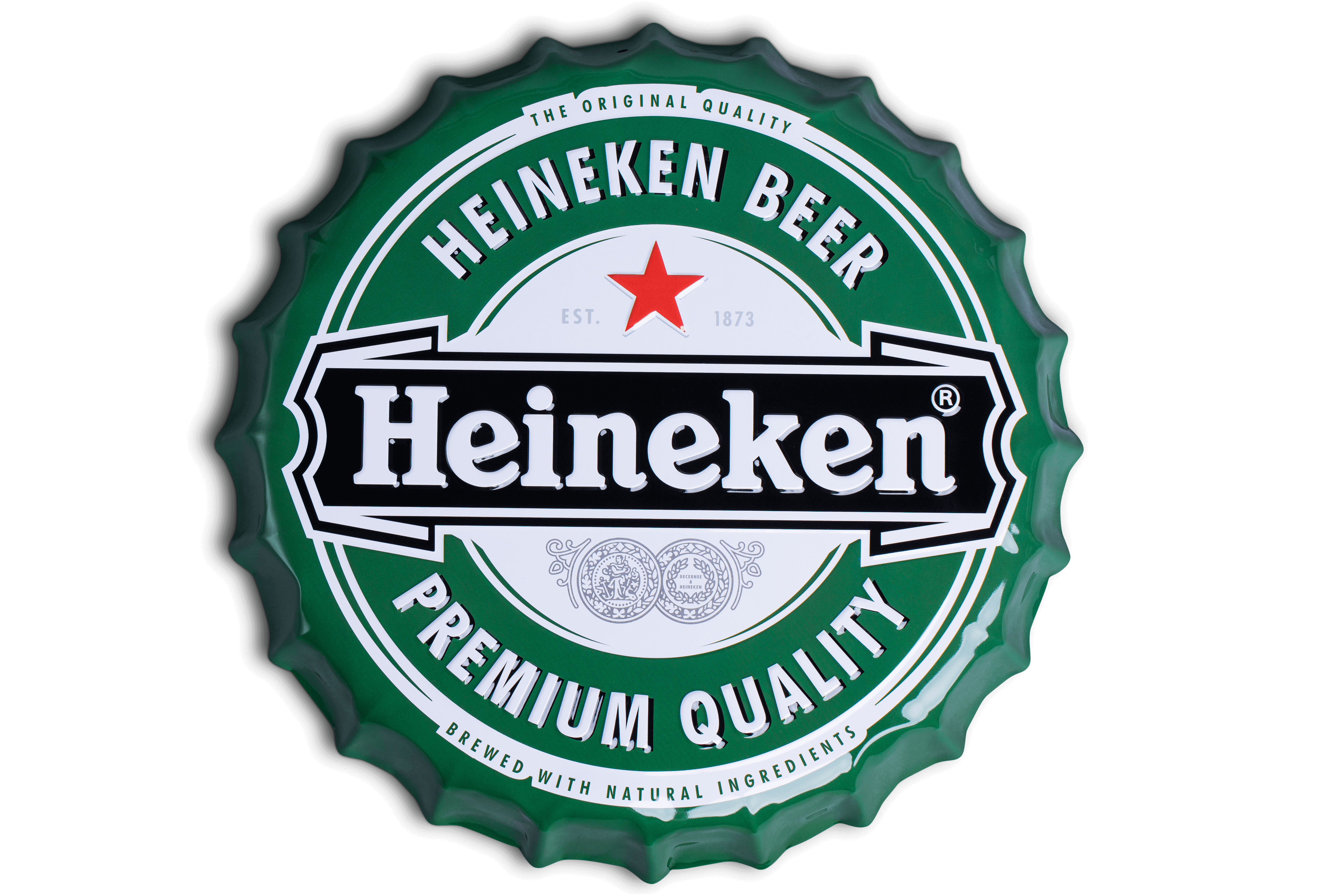 Heineken ® Wandplaat Crowncork