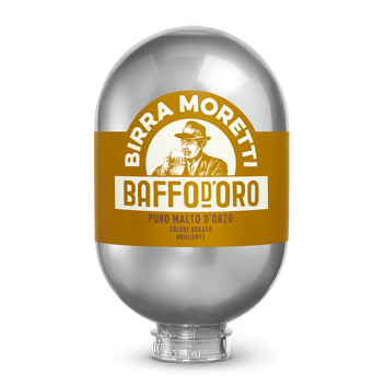 Birra Moretti Baffo d'Oro - 8L BLADE Keg