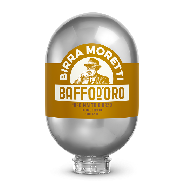 Birra Moretti Baffo d'Oro - 8L BLADE Keg