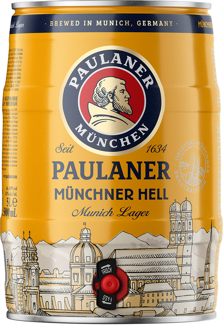 Paulaner Münchner Hell - Beer Kegs 5L