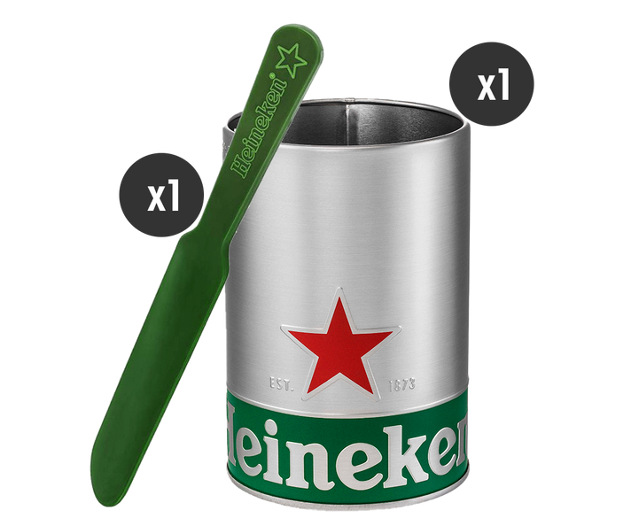 Kit Coupe-Mousses Heineken