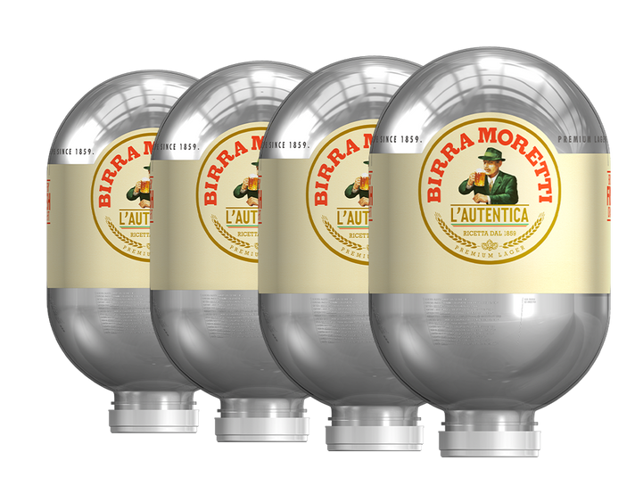 Birra Moretti Bundle - 4x 8L BLADE Kegs