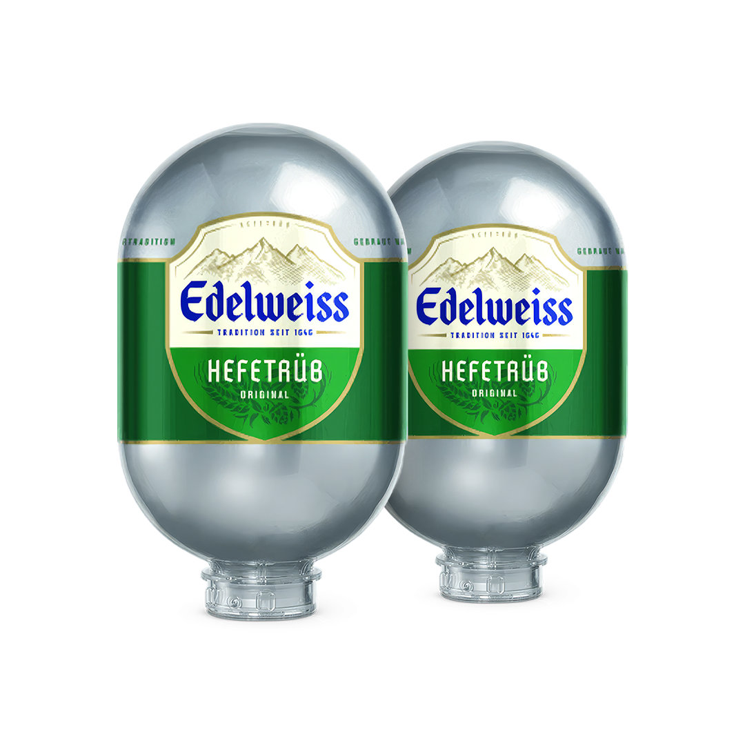 Edelweiss Hefetrüb Bundle - 2x 8L BLADE Kegs