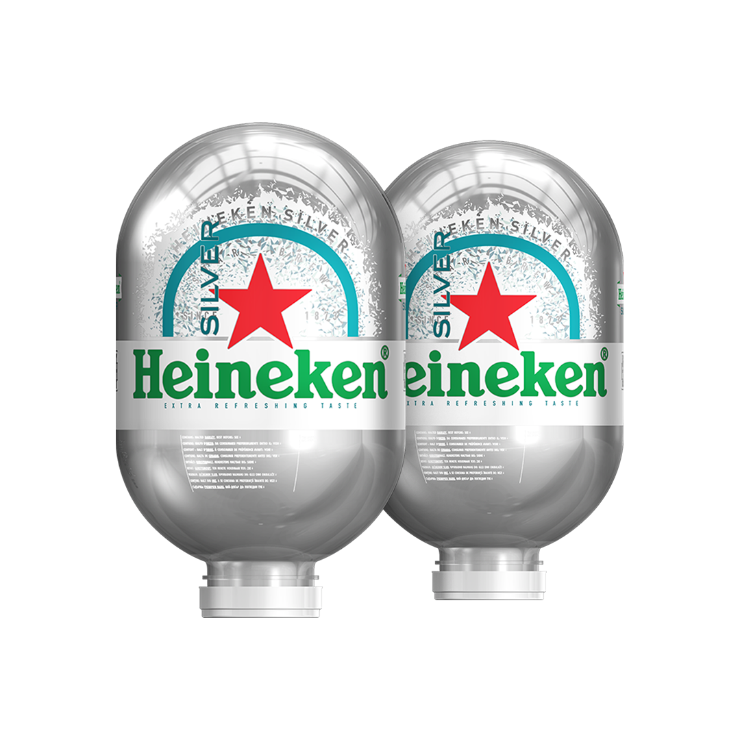 Heineken Silver bundle - 2x 8L BLADE Kegs
