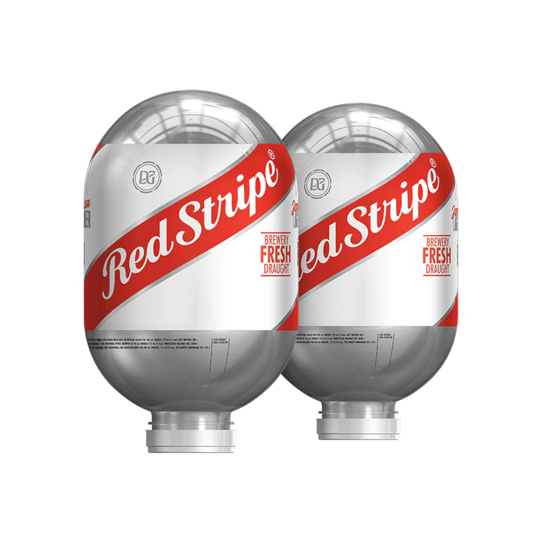 Red Stripe Bundle - 2x 8L BLADE Kegs
