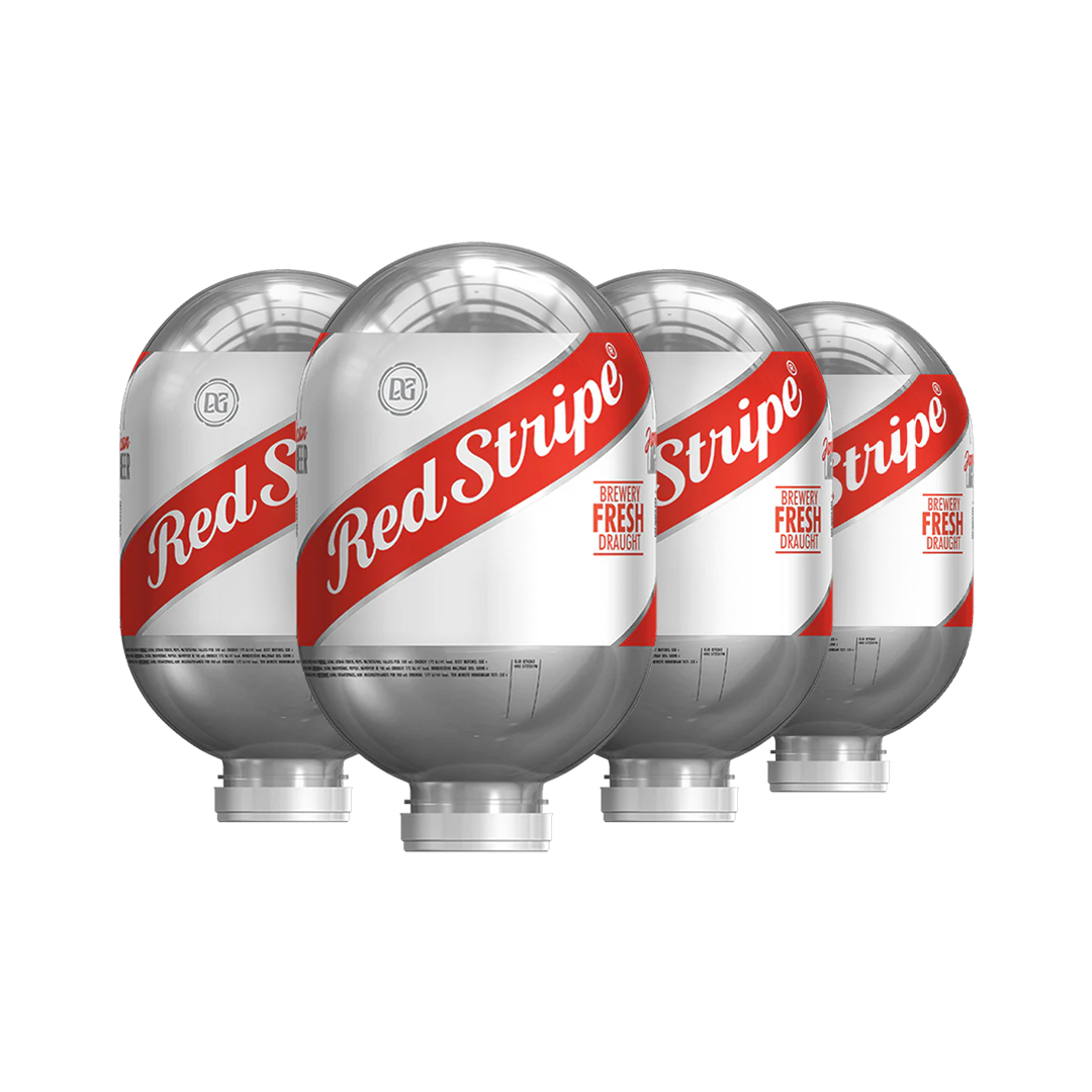 Red Stripe bundle - 4x 8L BLADE kegs