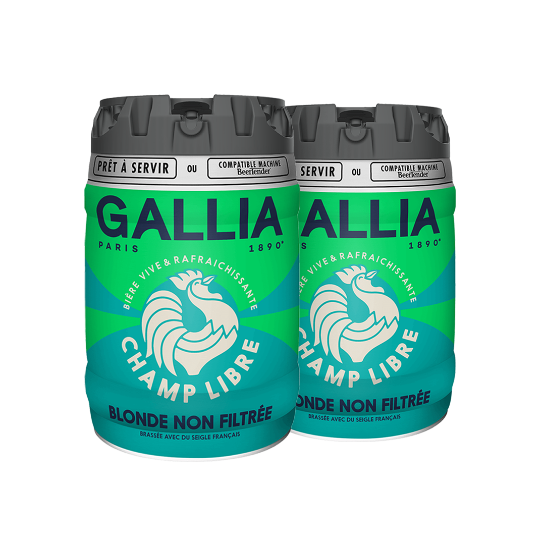 Gallia Champ Libre Bundle - 2x 5L Beer Kegs