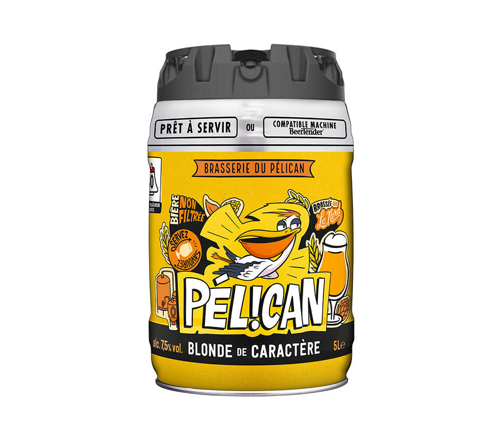 Pélican Blonde - 5L Beer Keg