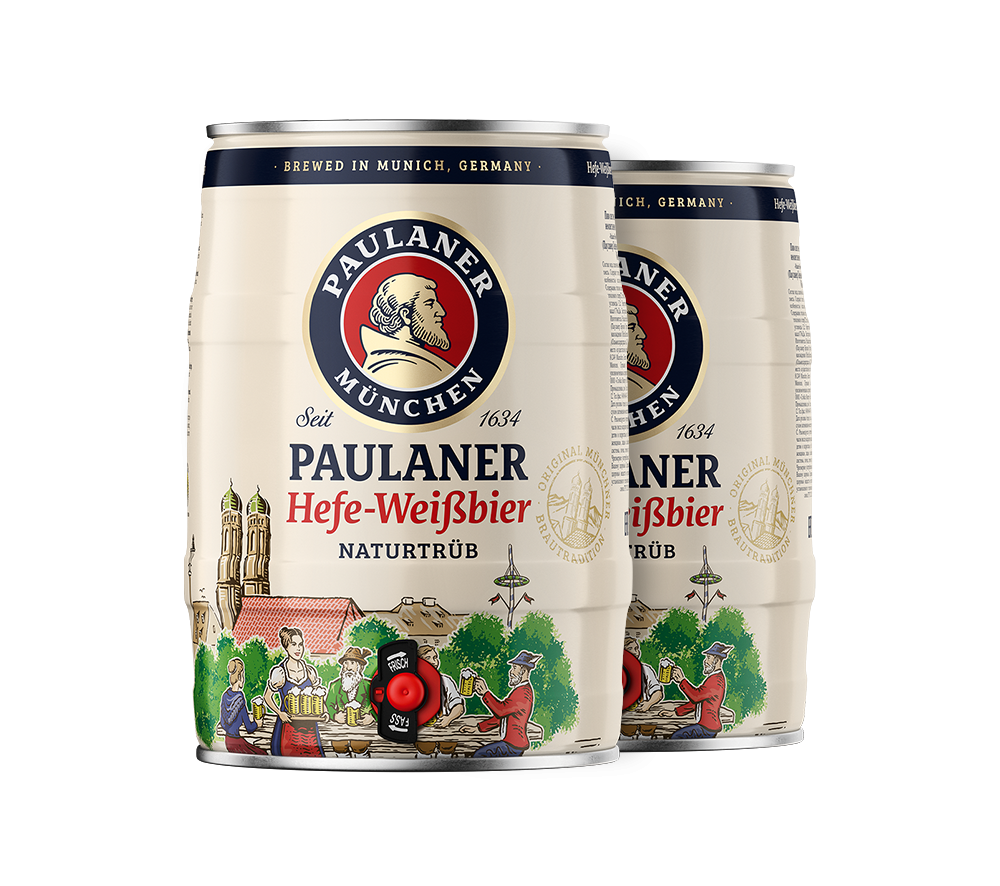 Paulaner Weissbier Bundle (not compatible with BeerTender) - 2x 5L Beer Kegs