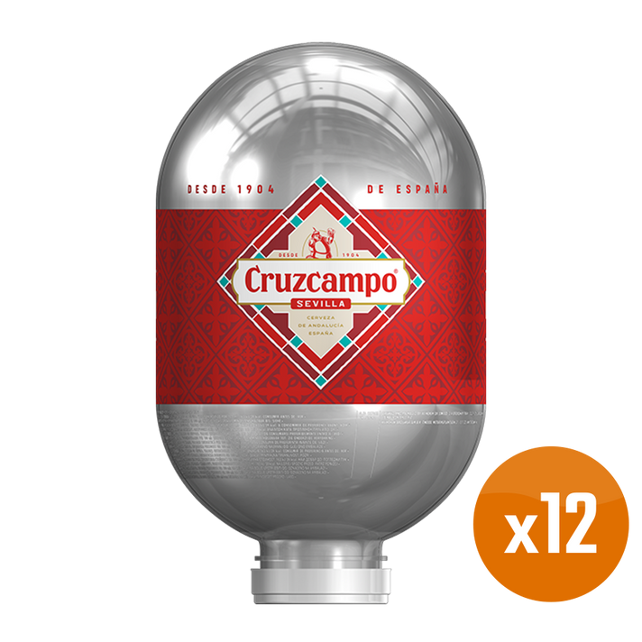 Cruzcampo Bundle - 12x 8L BLADE Kegs