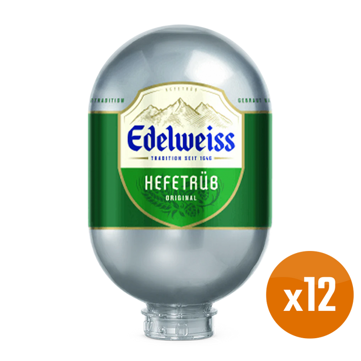 Edelweiss Hefetrüb Bundle - 12x 8L BLADE Kegs