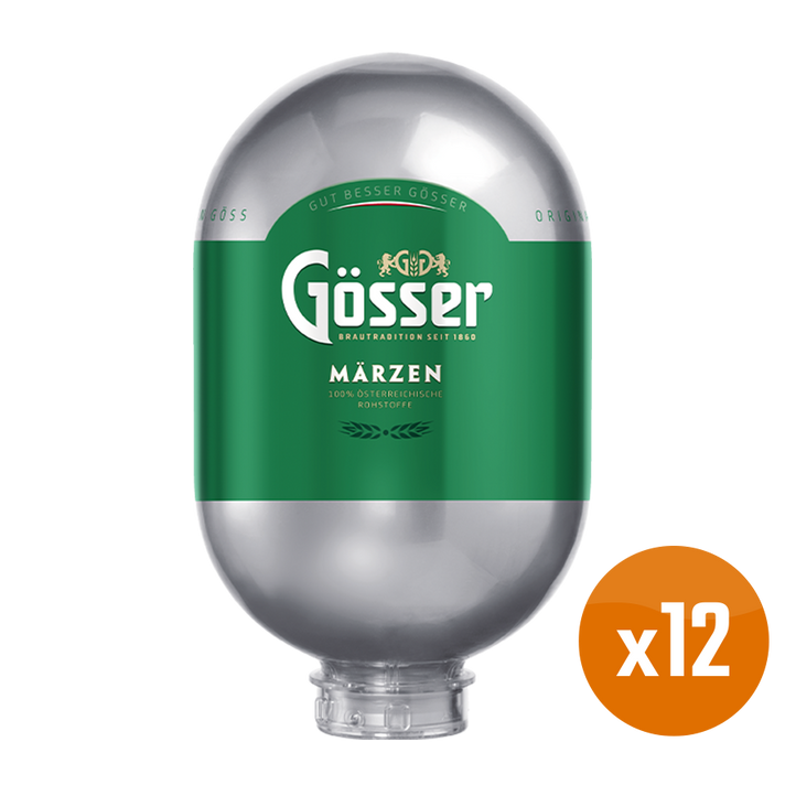 Gösser Märzen Bundle - 12x 8L BLADE Kegs