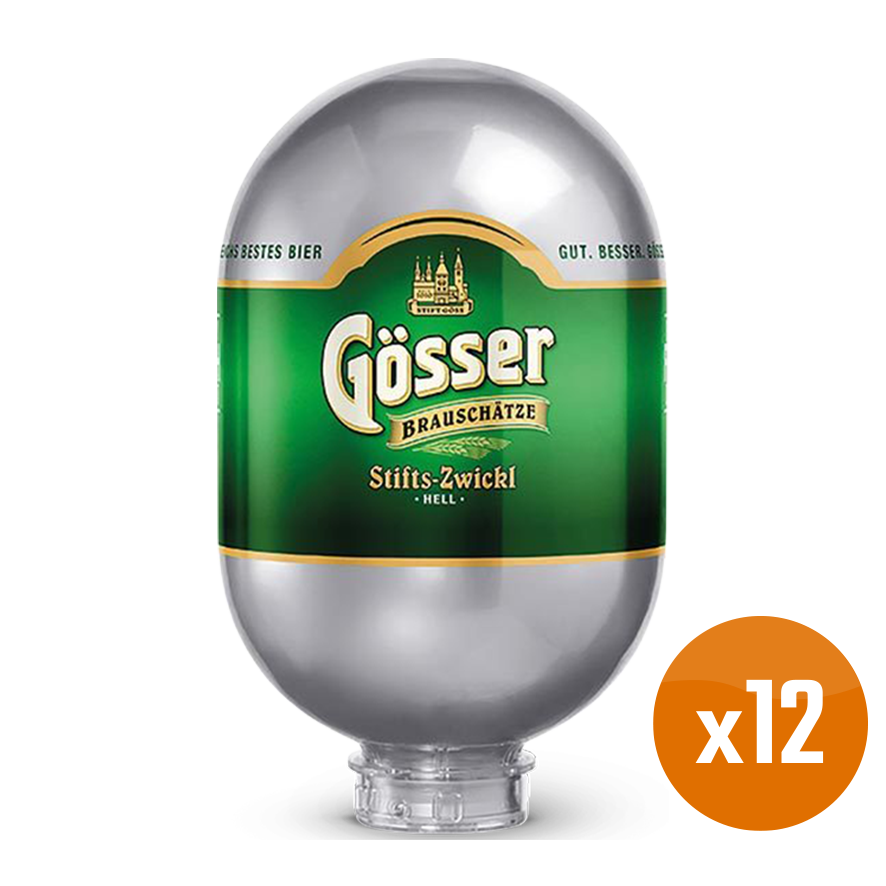 Gösser Zwickl Bundle - 12x 8L BLADE Kegs