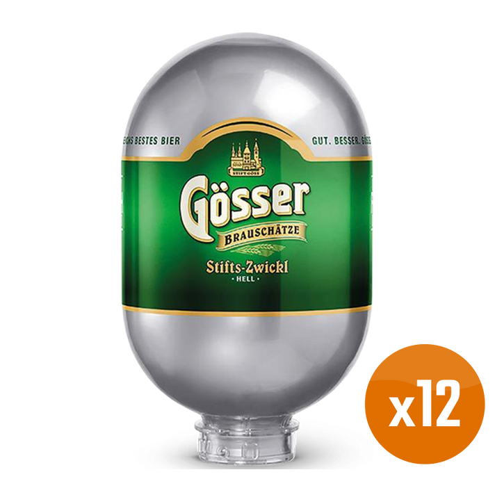 Gösser Zwickl Bundle - 12x 8L BLADE Kegs