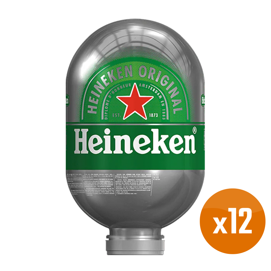 Heineken Bundle - 12x 8L BLADE Kegs