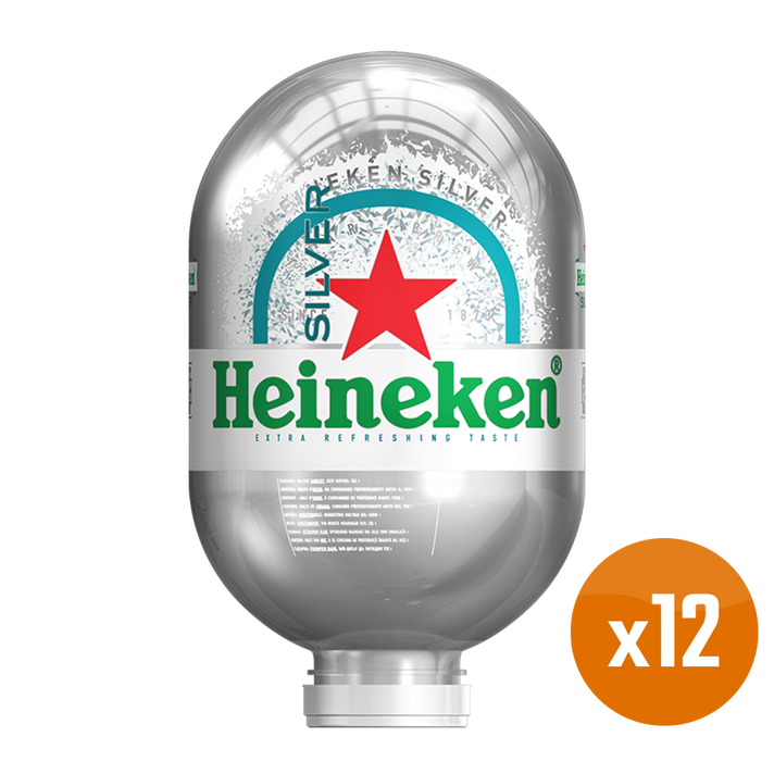 Heineken Silver bundle - 12x 8L BLADE Kegs