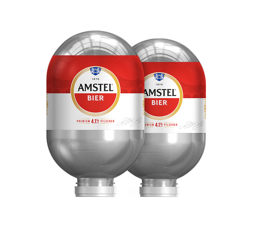 Amstel Blade 8L keg – light and balanced lager for Blade beer dispenser