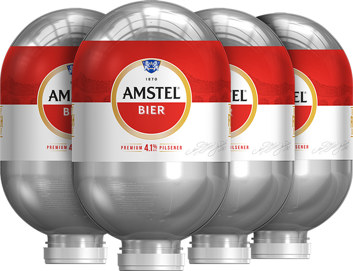 Amstel Blade 8L BLADE kegs – smooth and refreshing lager for your Blade beer dispenser