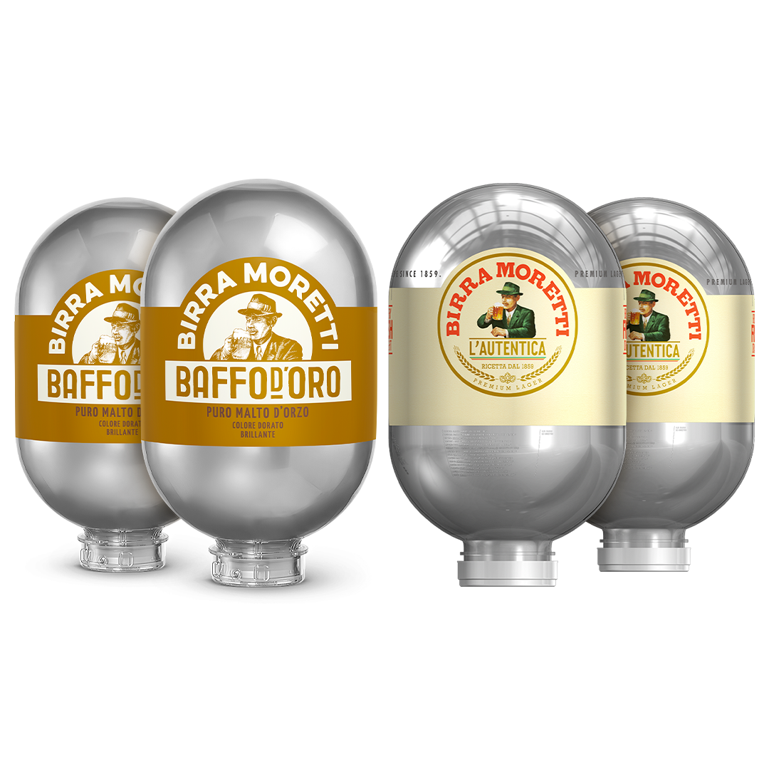 Birra Moretti Bundle - 4x BLADE Kegs