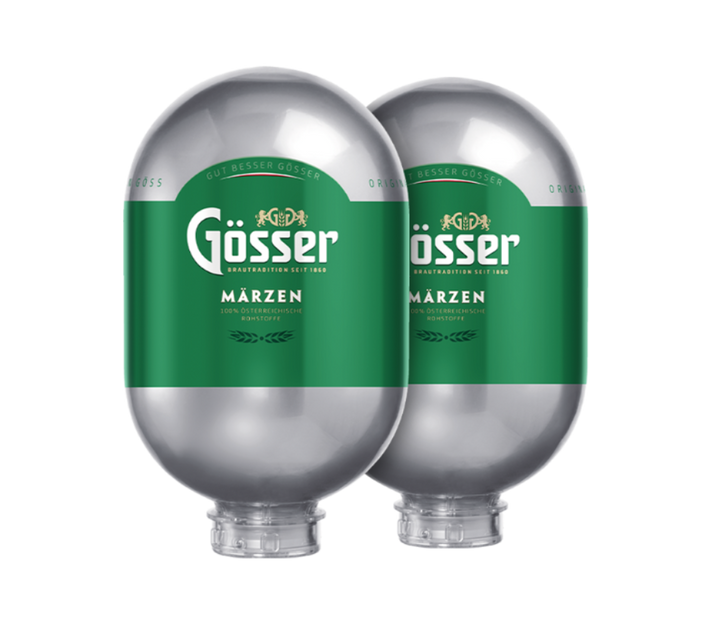 Gösser Märzen Blade 8L keg bundle – Austrian Märzen lager for authentic draught beer experience at home