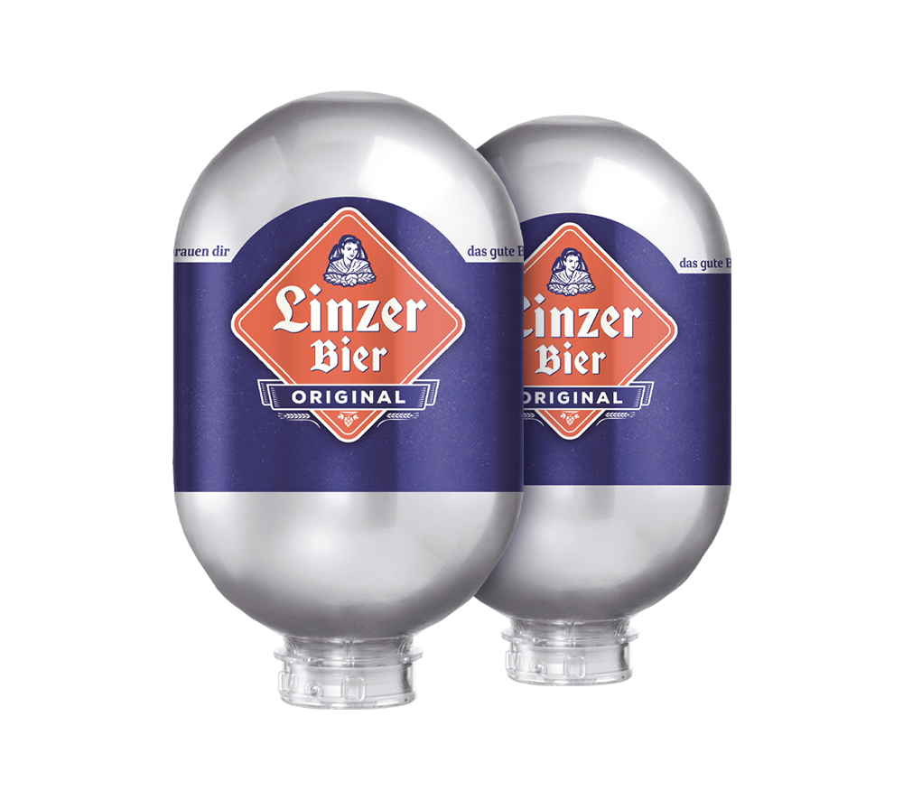 Linzer Blade 8L keg – full-flavored Austrian lager for a traditional beer machine