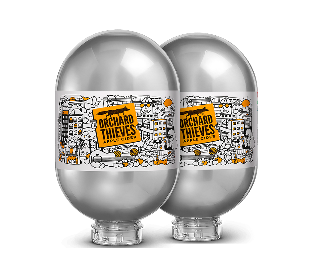 Orchard Thieves Blade 8L keg, refreshing apple cider for Blade beer tap system