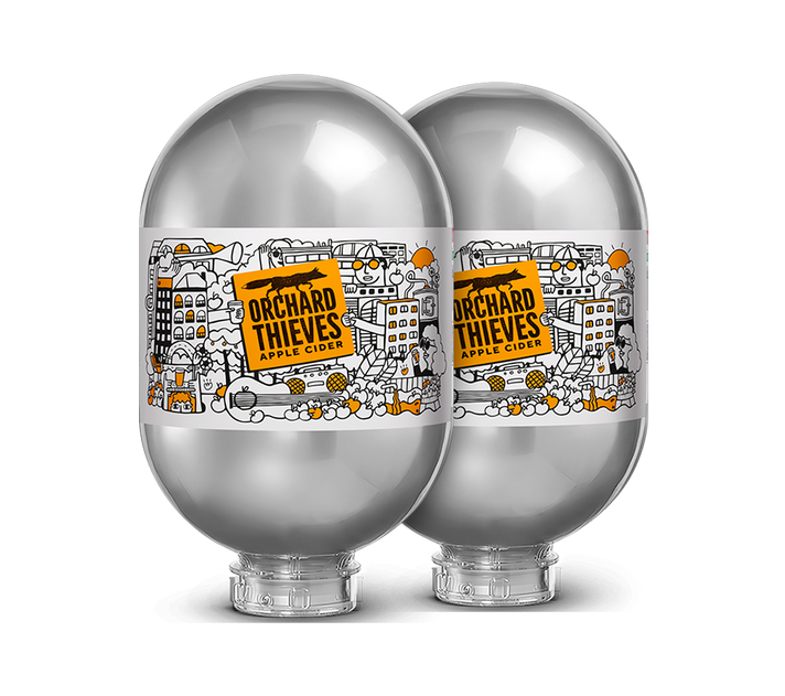 Orchard Thieves Blade 8L keg, refreshing apple cider for Blade beer tap system