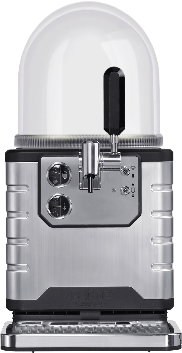 A BLADE beer machine seen from the front.