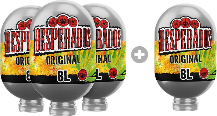 4x Desperados - BLADE biervaten 8L