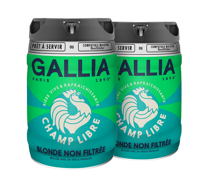 Gallia Champ Libre Bundle - 2x 5L Beer Kegs