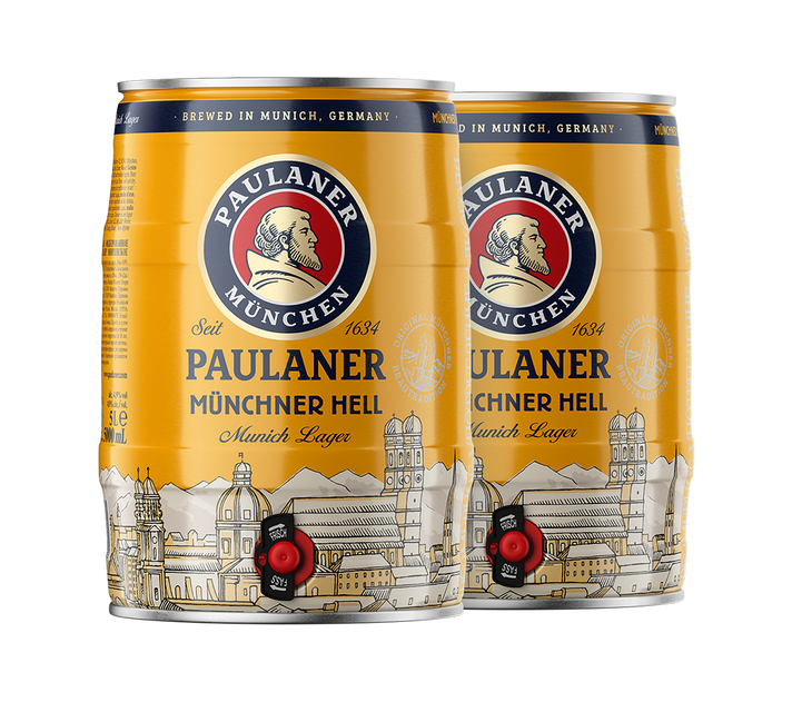 Paulaner Münchner Hell Bundle - 2x 5L Beer Kegs