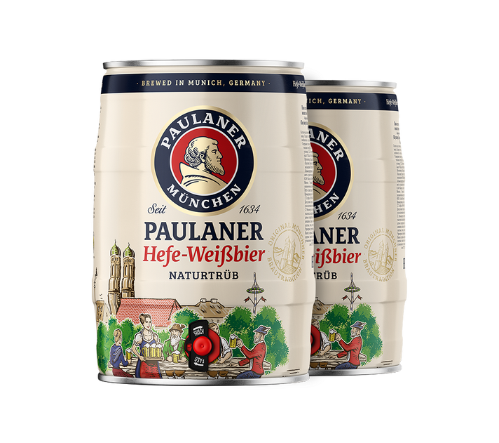 Paulaner Weissbier Bundle (not compatible with BeerTender) - 2x 5L Beer Kegs