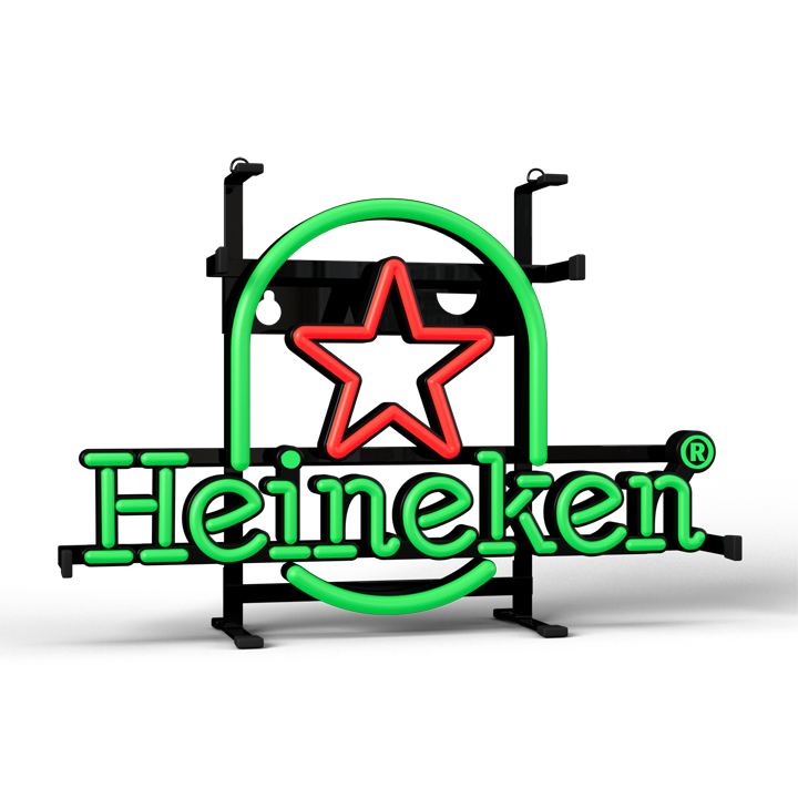 Heineken Logo LED Lampe