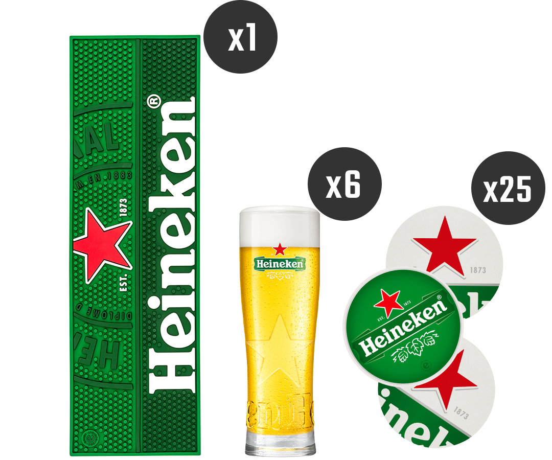 The Complete Heineken Bar Kit