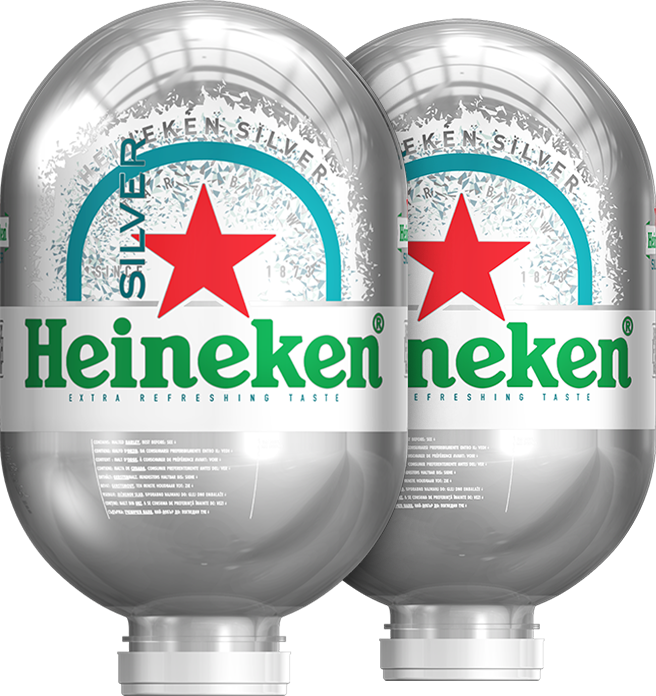 Heineken Silver - 2x 8L Bundle kegs