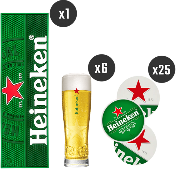 Heineken bar kit for BLADE beer machine – premium taproom essentials