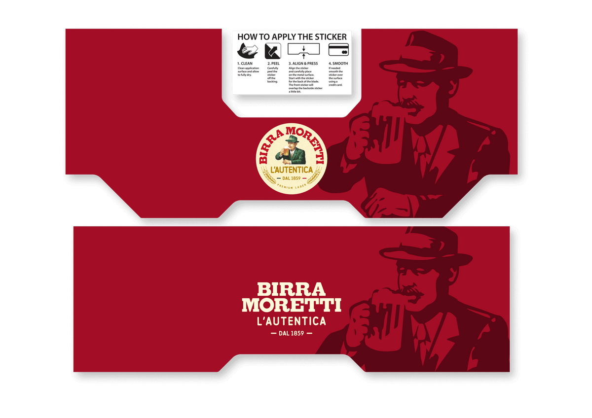 Birra Moretti BLADE Sticker