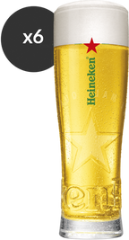 Heineken branded beer glasses – perfect match for BLADE beer machine and kegs
