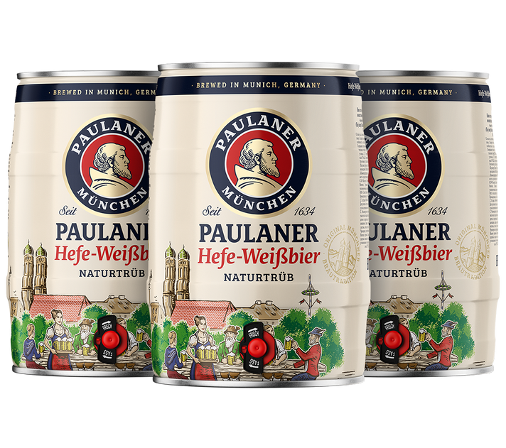 Paulaner Weissbier Bundle (not compatible with BeerTender) - 3x 5L Beer Kegs