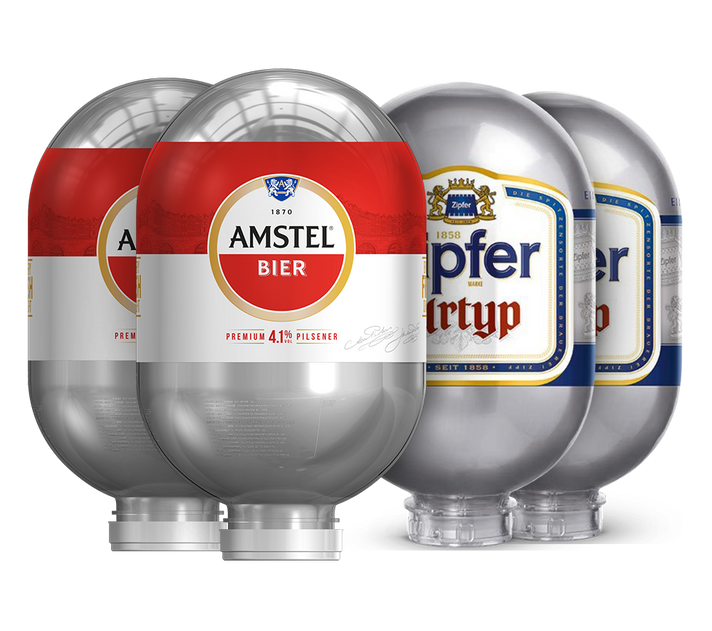 2x Zipfer Urtyp & 2x Amstel Bundle - 4x 8L BLADE Kegs