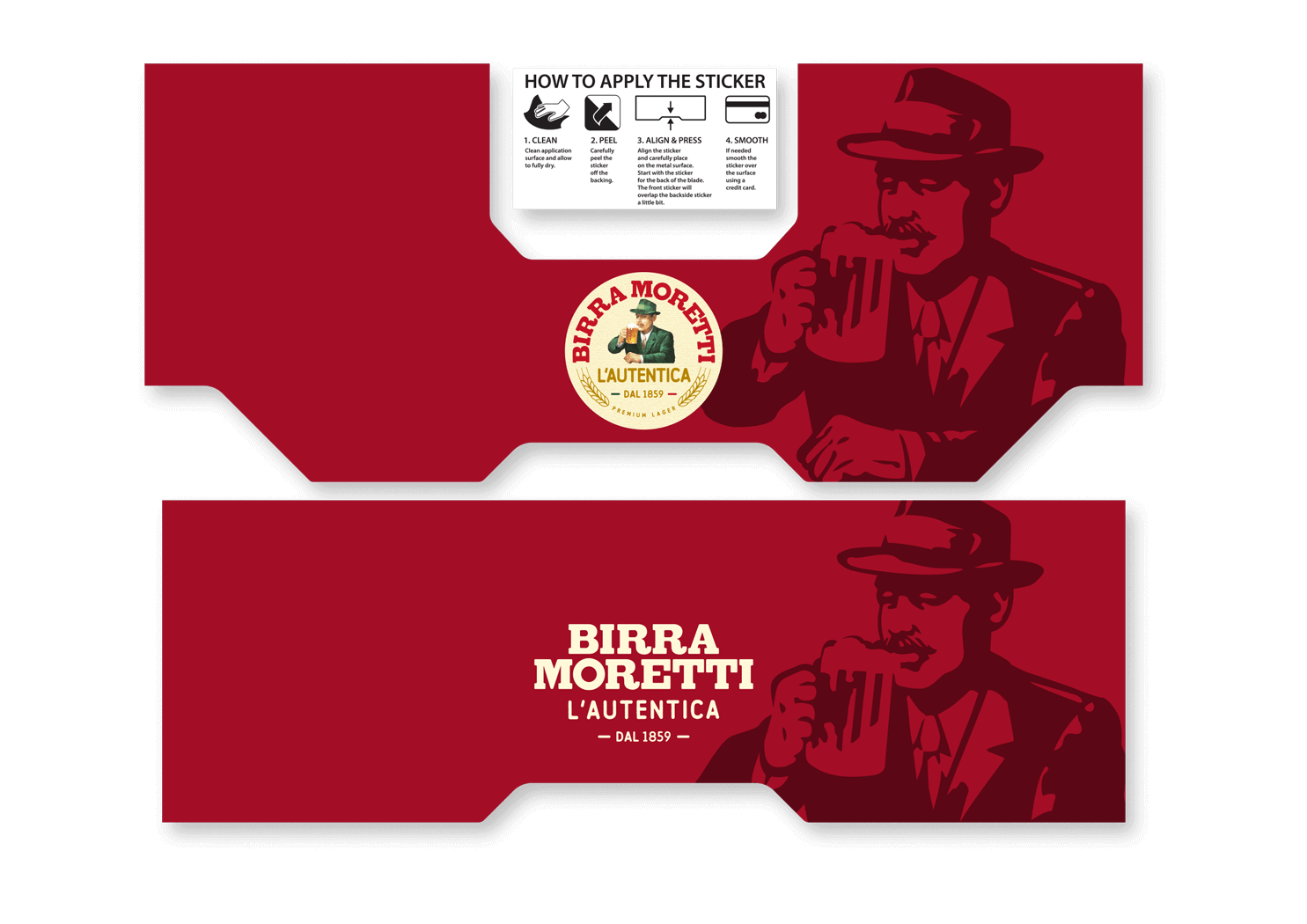 Birra Moretti BLADE Sticker